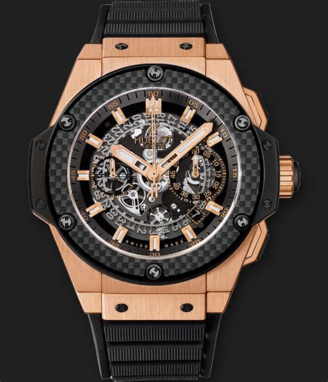 hublot king power unico rose gold replica|hublot king gold 42mm.